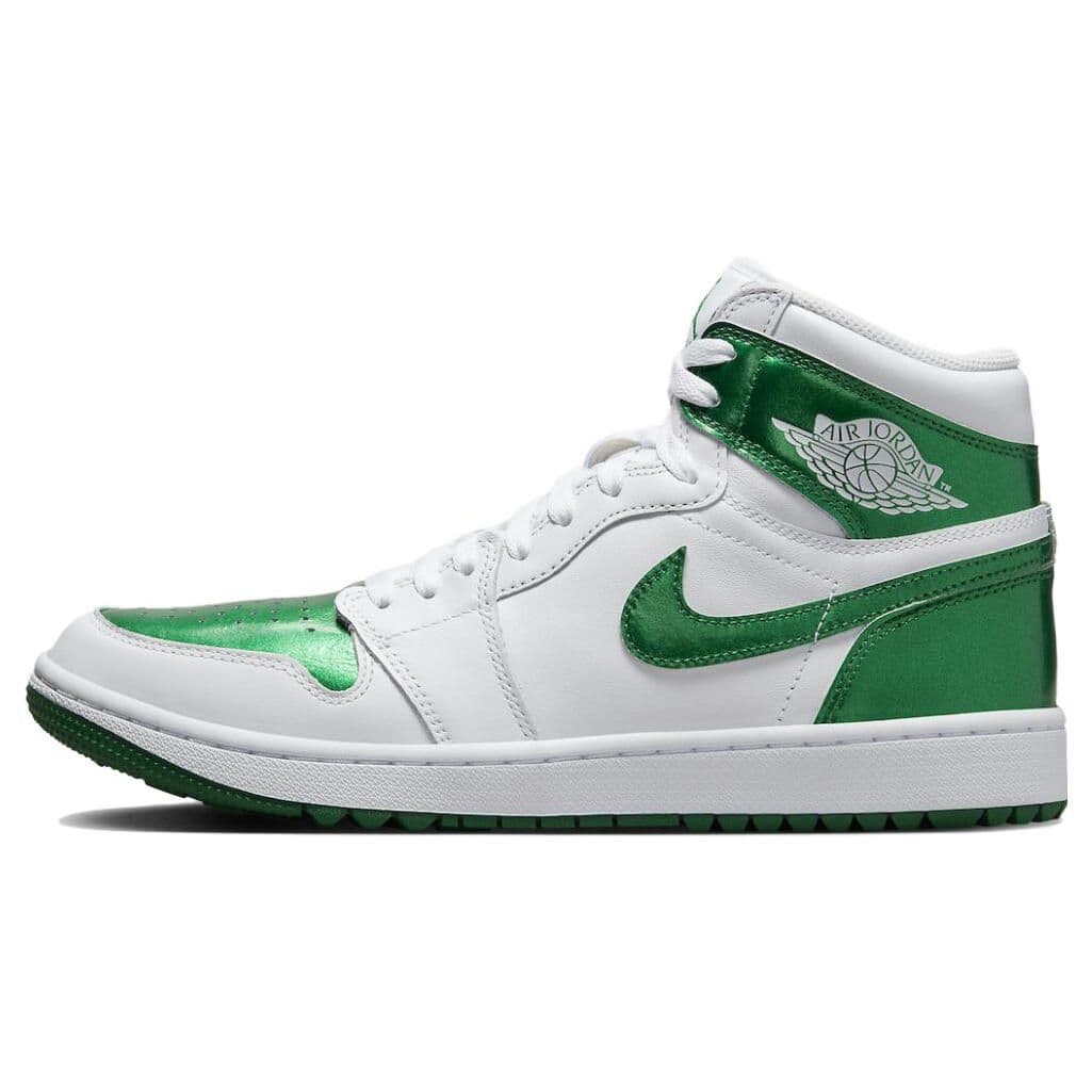 Air Jordan 1 High Golf Pine Green Unisex Sneakers Vit DQ0660-130 cm