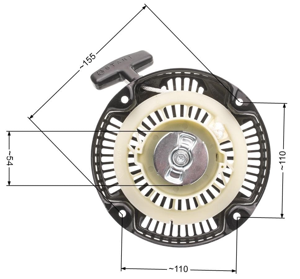 Startmotor Robin Ey20 Zam. 227-50811-00 / 282-50211-00 Nz564