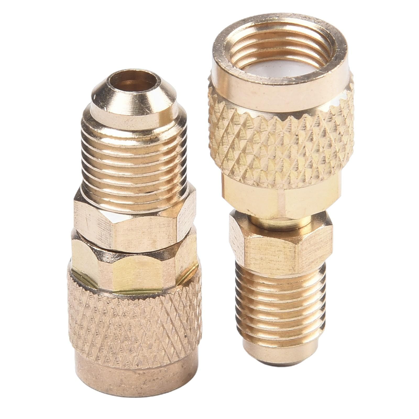 R410a 1/4 Hane Till 5/16 Hona SAE Slang Laddnings-Pump Mässing HVAC Adapter Anslutning