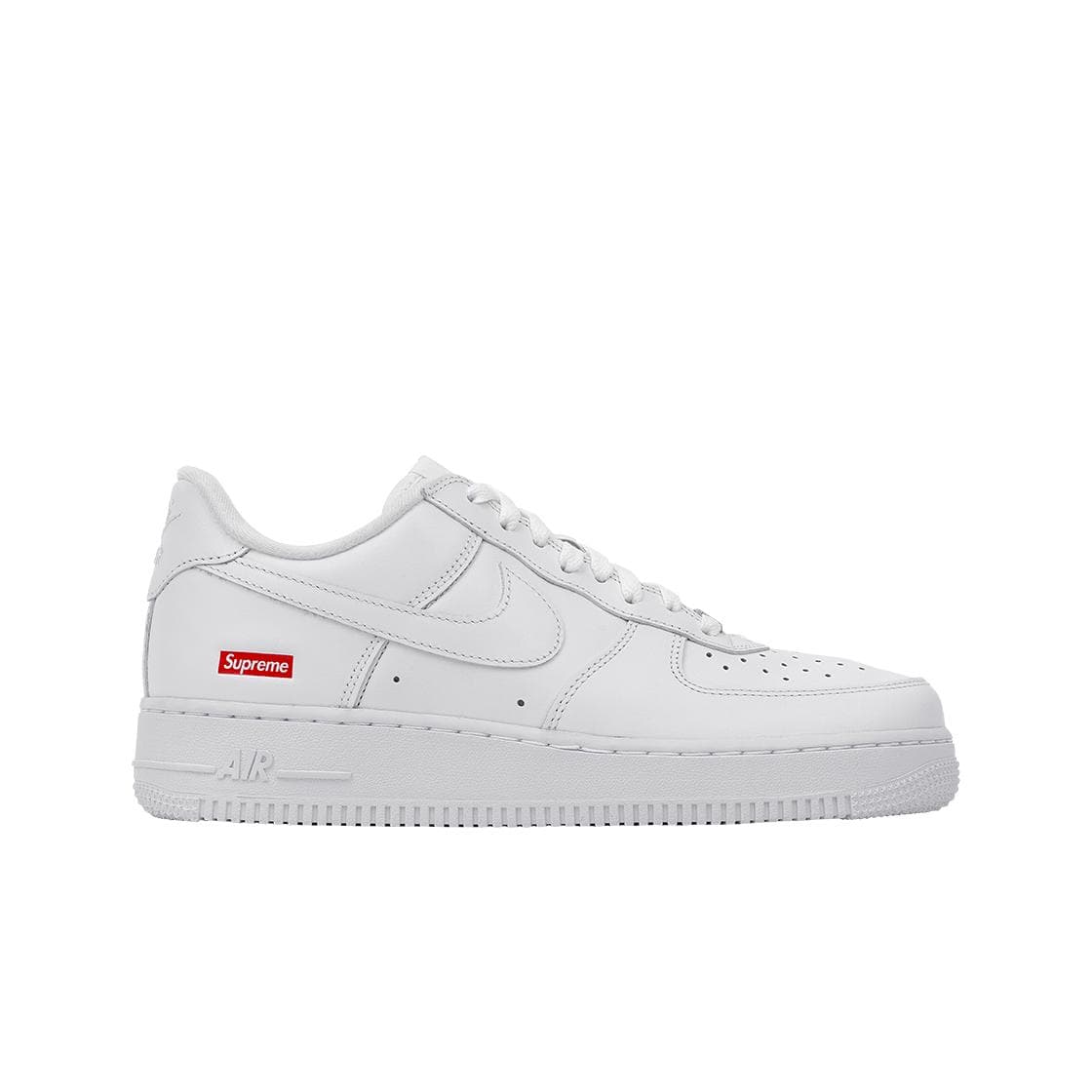 Supreme x Nike Air Force 1 Low Box Logo - Vita Unisex Sneakers CU9225-100 cm