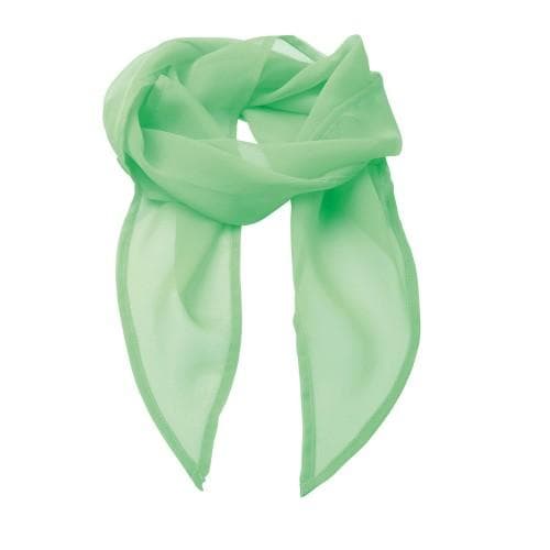 Premier unisex chiffongsjal i vuxenfärger cm smaragdgrön