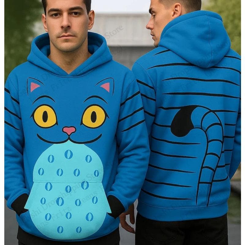 Herr Huvtröja Tecknad Derpy Tiger Kostym Kpop Demon Hunter 3d-tryck Huvtröja Herr Dam Mode Huvtröja Sweatshirt Jacka Vinterkläder cm