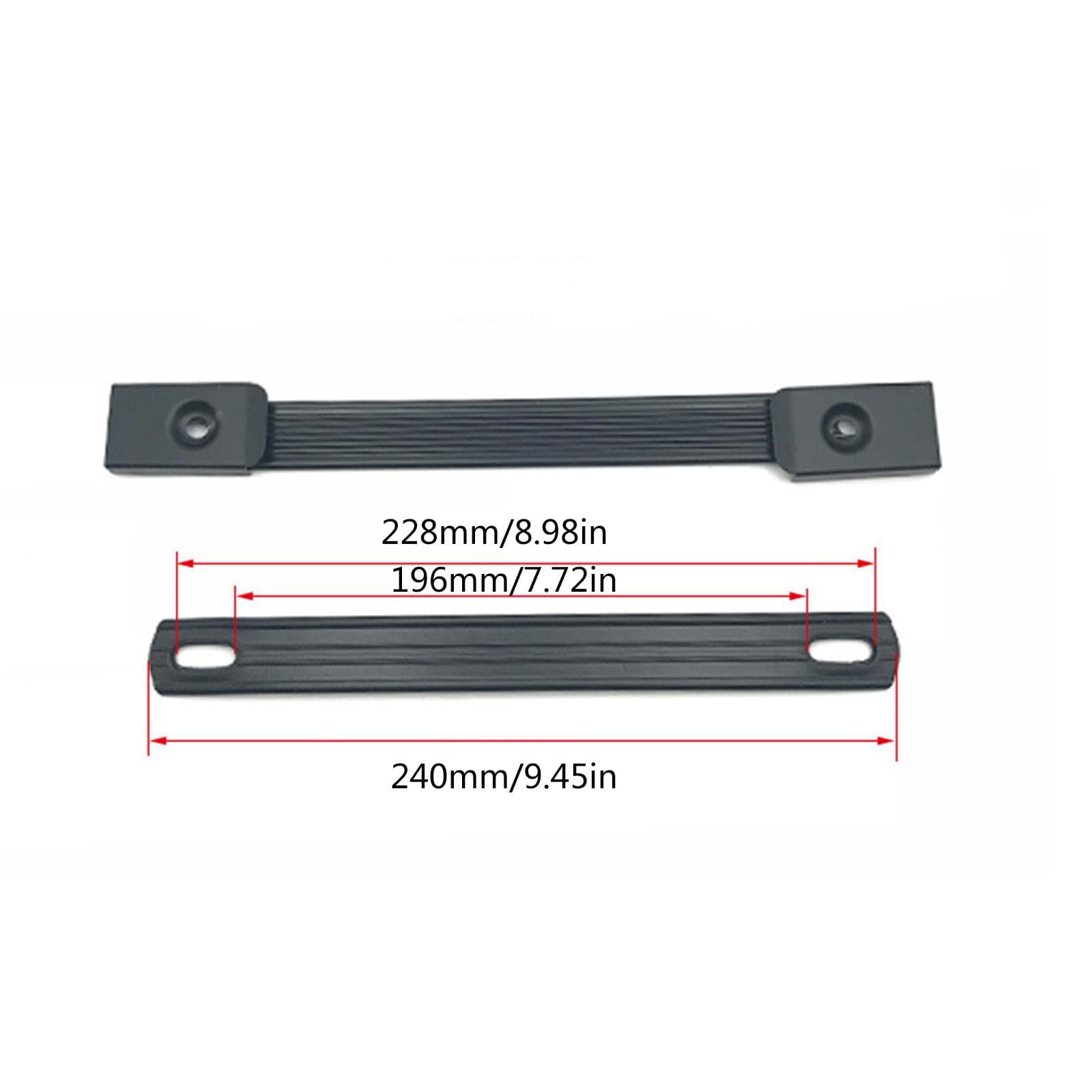18CM/25CM Metall Kraftig Bärhandtag Grepp Skåp för Väska Låda Remhandtag med Spännen för s