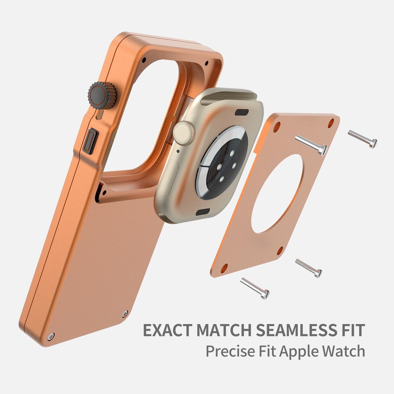 Iwatchpod Aluminiumfodral för Apple Watch 10 11 9 8 7 6 5 4 SE Skyddsfodral Stödjer Iwatch Expanderar IPod för IWatch 46 44mm 45mm