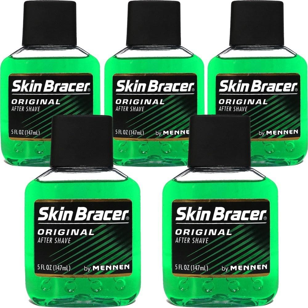 5 delar) Mennen Skin Bracer Original Aftershave 147ml (hud), 147ml, 5 stycken