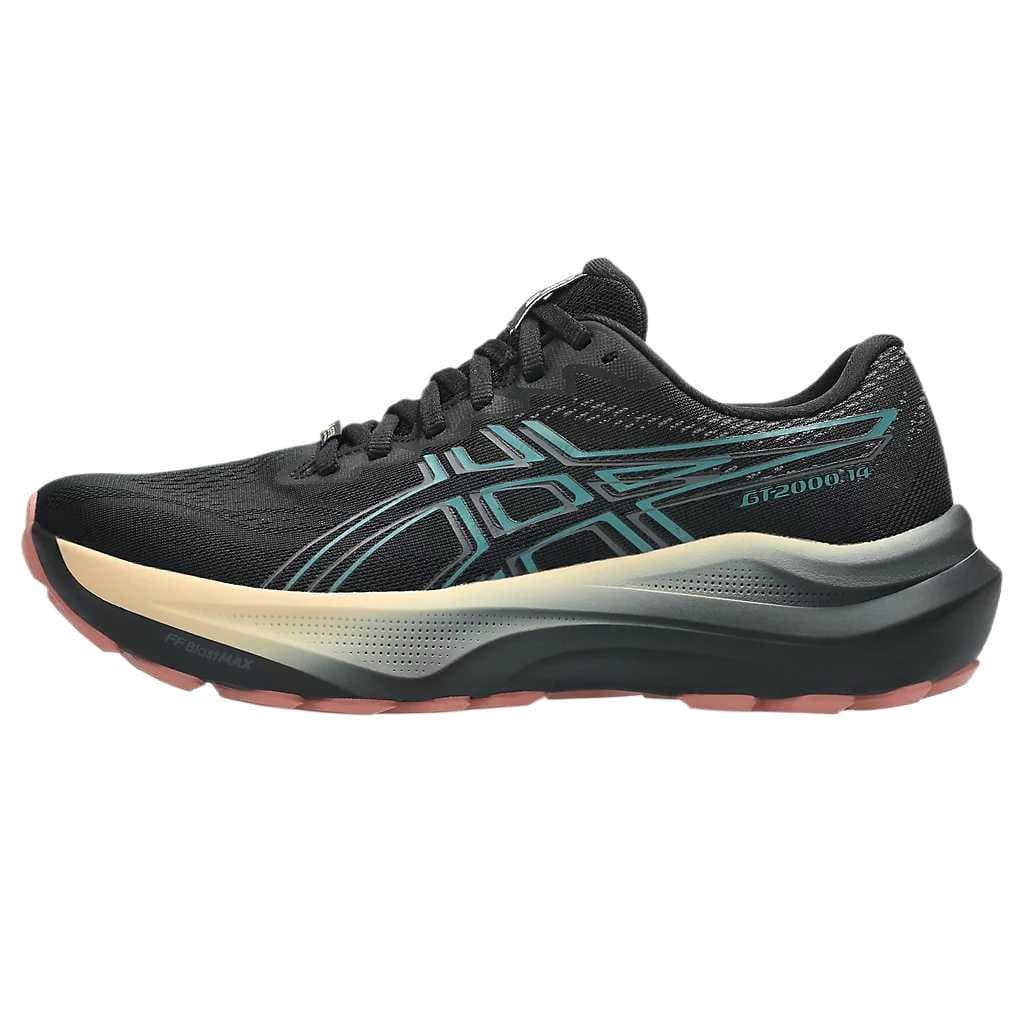 Asics Gt-2000 14 Gtx Tjock Sula Snörning Stötdämpande Vattentät Andningsbar Responsiv Låg Topp Löparskor Dambasketsko 1012B844-002 cm