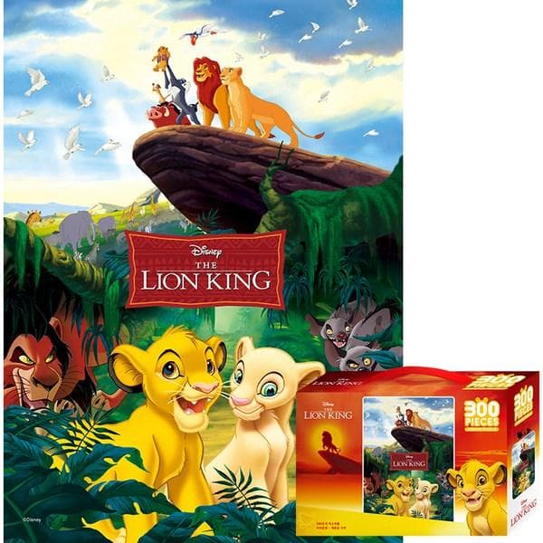 Lion King stora pussel TPK300-003, 300 bitar, blandade färger pussel, barnspel, pedagogiska leksaker