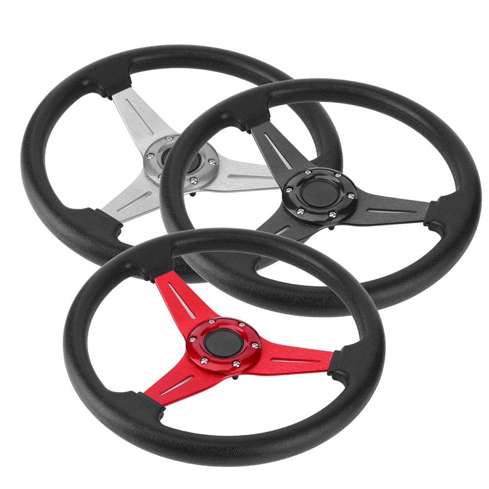 350 mm/14 tum racingbil drivande rattbyte Modifierat tillbehör röd