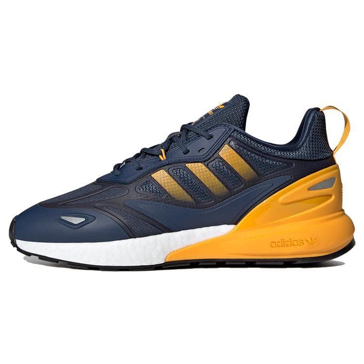 Adidas ZX 2K Boost 2.0 Crew Blue Semi Solar Gold Unisex Sneakers Core-Black GZ7733 cm