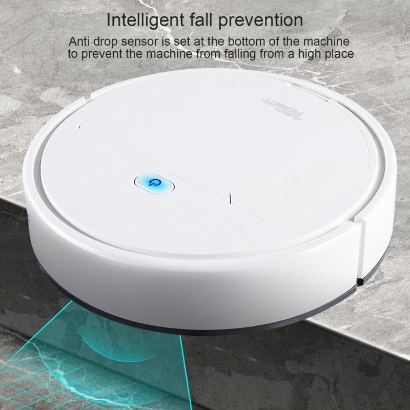 Robotdammsugare Automatisk soprobotmoppningsmaskin för husdjurshår, mattor, hårda golv Kraftfullt sug