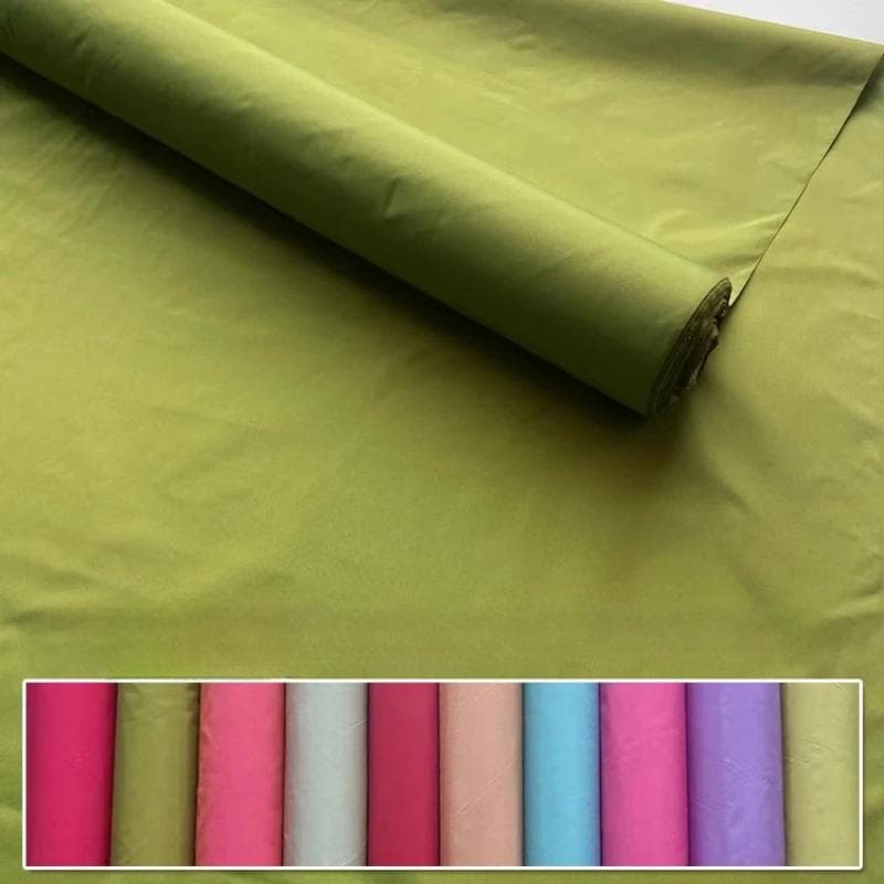 50/100x140cm Siden Taft Tyg Krispigt Mullbärssiden Tyg DIY Klänning Kjol Paraplykjol Plaggfoder