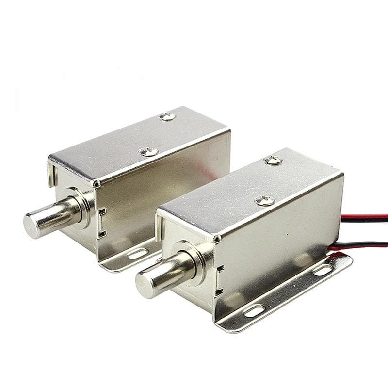 12V eller 24V DC Mini Elektrisk Metall Liten Bultlås Magnetiskt För Låda Skåp Skåp