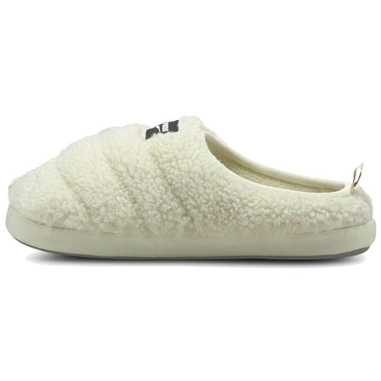 Puma Scuff Sherpa Tofflor Whisper White Unisex Sneakers Svart 384943-01 cm