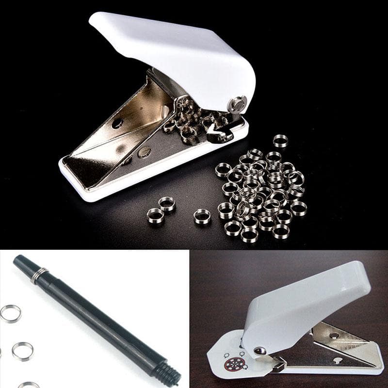 Professionell Dart Flight Punch+50st Dart'S Skaft Metallring Dart Tillbehör