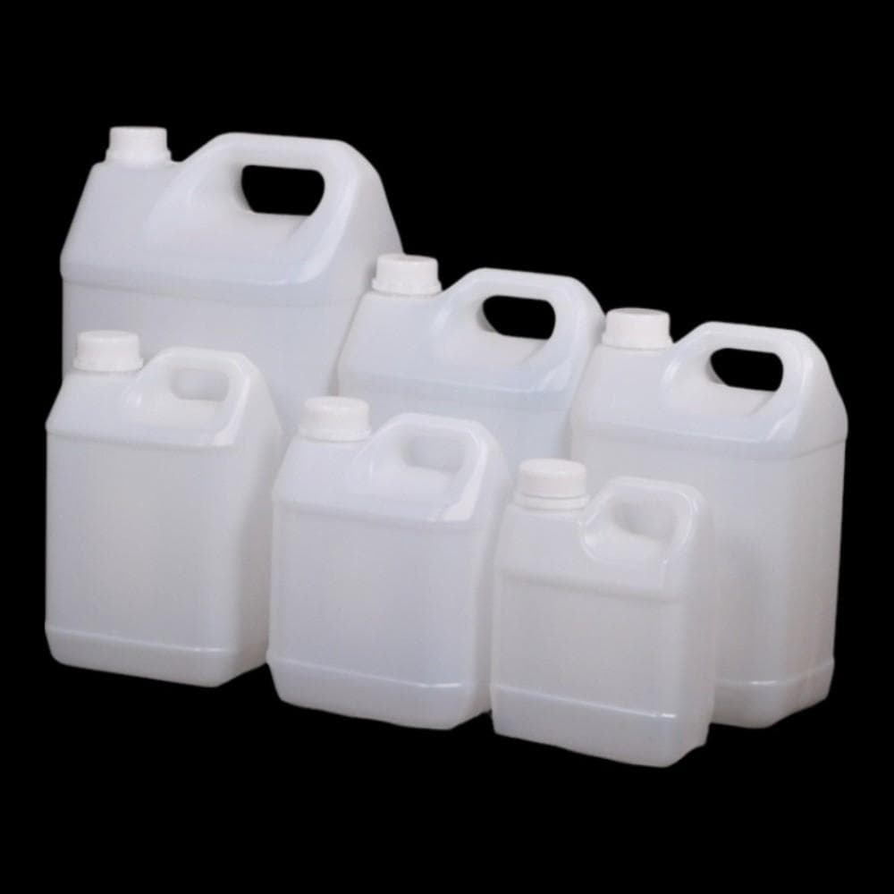 1/2/3/4/5/6/10L Plasttät Flaska med Lock Oljekanna Förvaringsbehållare Gel Schampo
