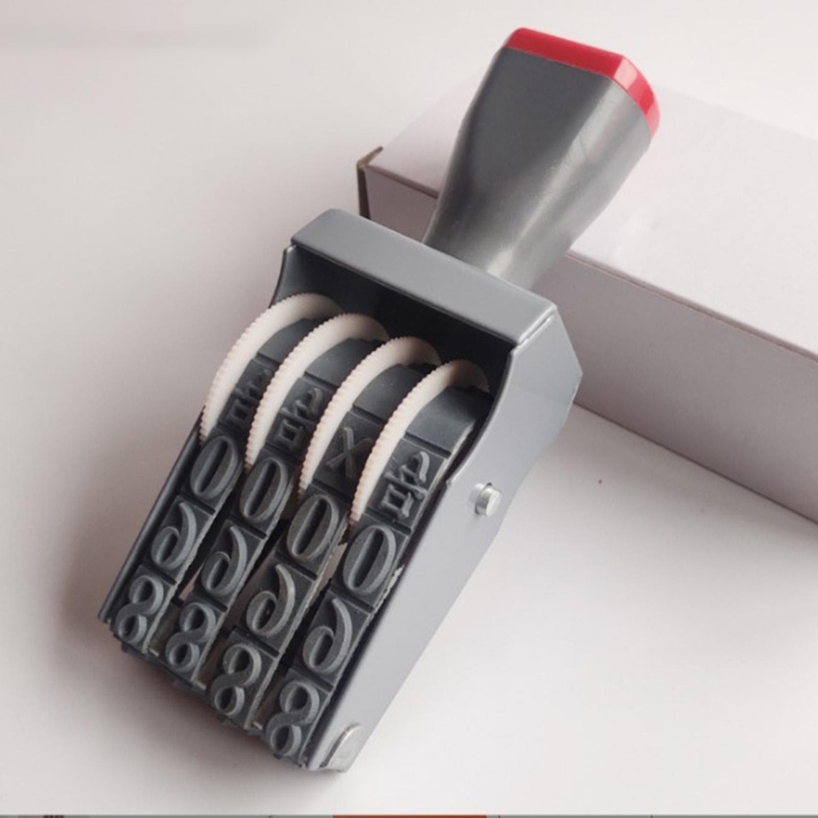 4/11/12 Siffror Hjul Gummi Numreringsstämpel Nummer Digital Rullande Datumstämpel för Kontor DIY Hantverk Korttillverkning Datumplanerare