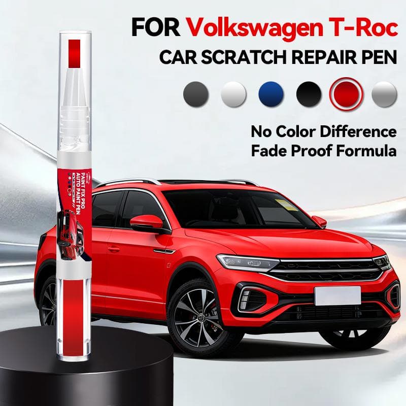 För Volkswagen T-Roc 2017-2025 A1 Färg Reparationspensel Touch Up Repborttagare DIY Bilaccessoarer Svart Vit Grå Blå Silver