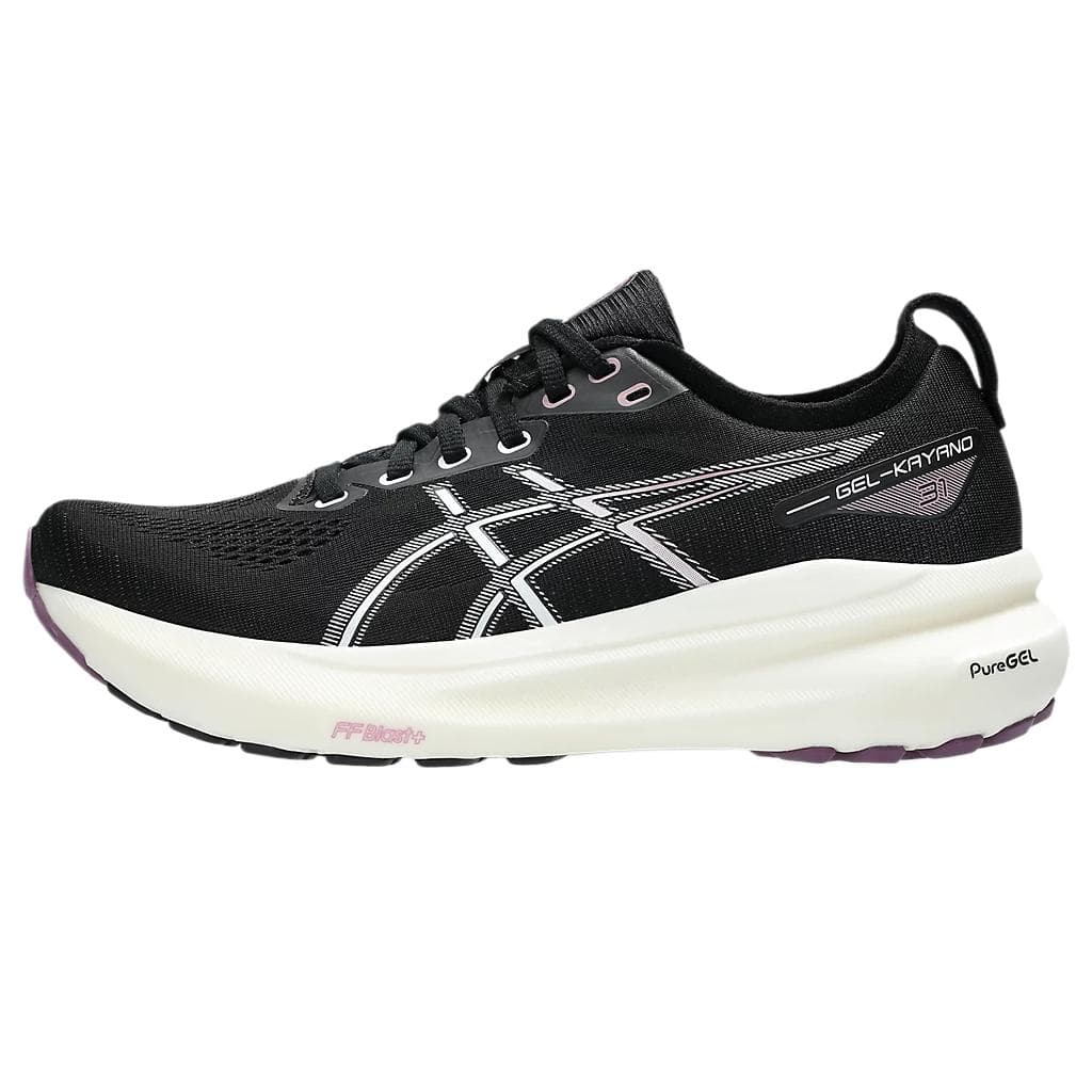 ASICS Gel Kayano 31 Svart Ren Silver Dam Sneakers 1012B670-004 cm