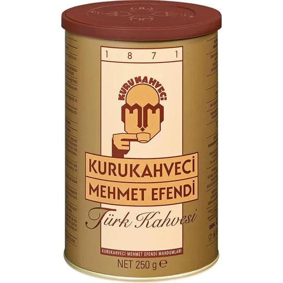 Mehmet Efendi Turkiskt Kaffe 250 g krämig färg