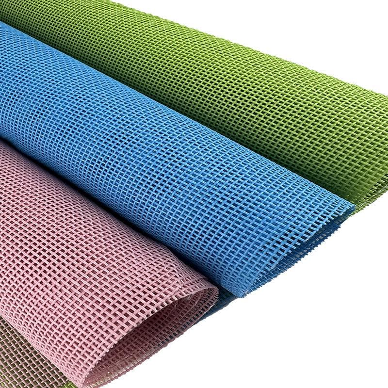 1 yard Teslin nätduk DIY kontorsstol liggstol strandstol underlägg PVC utomhusnätduk Bredd 150cm