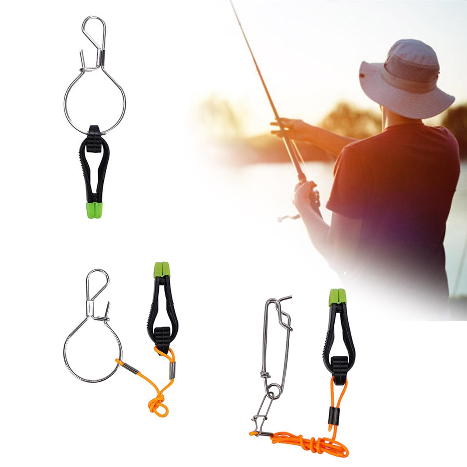 4 st Power Grip Plus Linutlösningsklämmor Fiske Downrigger Utlösare Snäppviktsklämmor Klämma för Outrigger Planer Board