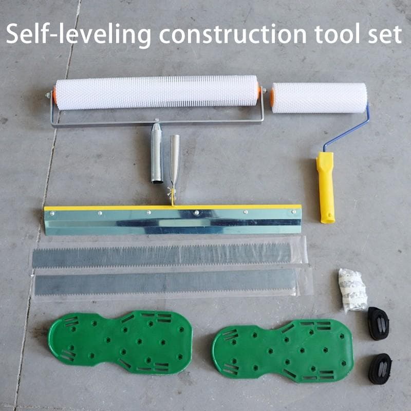 Cement Självutjämnande Byggverktygsset Epoxigolvbeläggning Rulle Professionell Hushållsförbättringsverktyg Kit