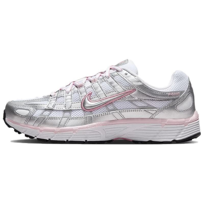 Nike P 6000 Slitstarka Löparskor med Låg Profil Dam Vit/Silver Sneakers BV1021-108 cm