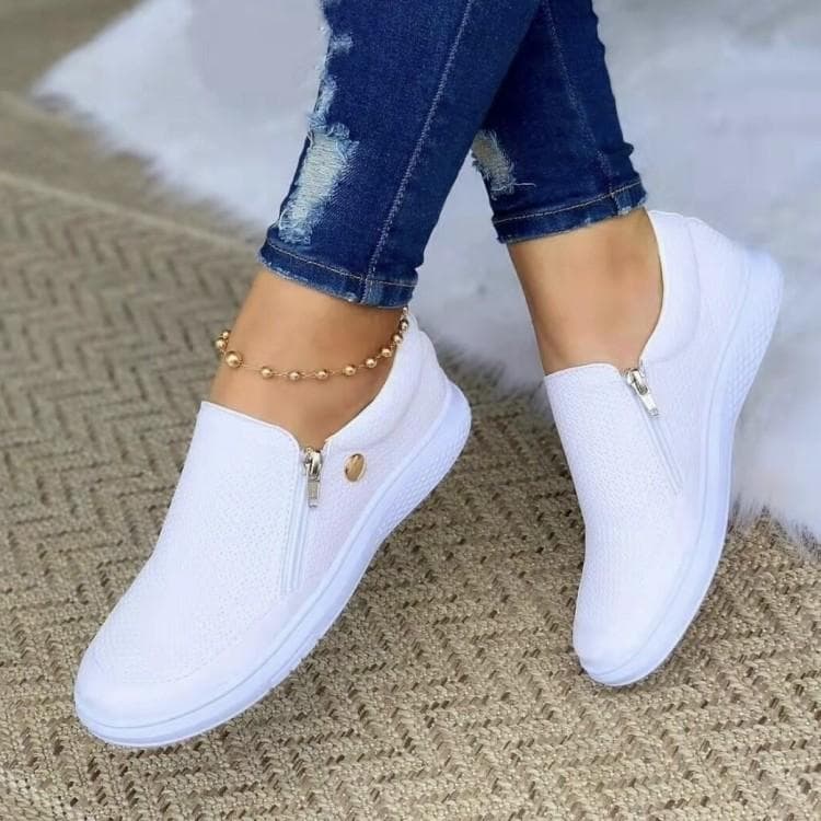 Plattform Sneakers Dam Skor Femme Tenis Con Plataforma Lyx Tennis Feminino För Dam cm vit