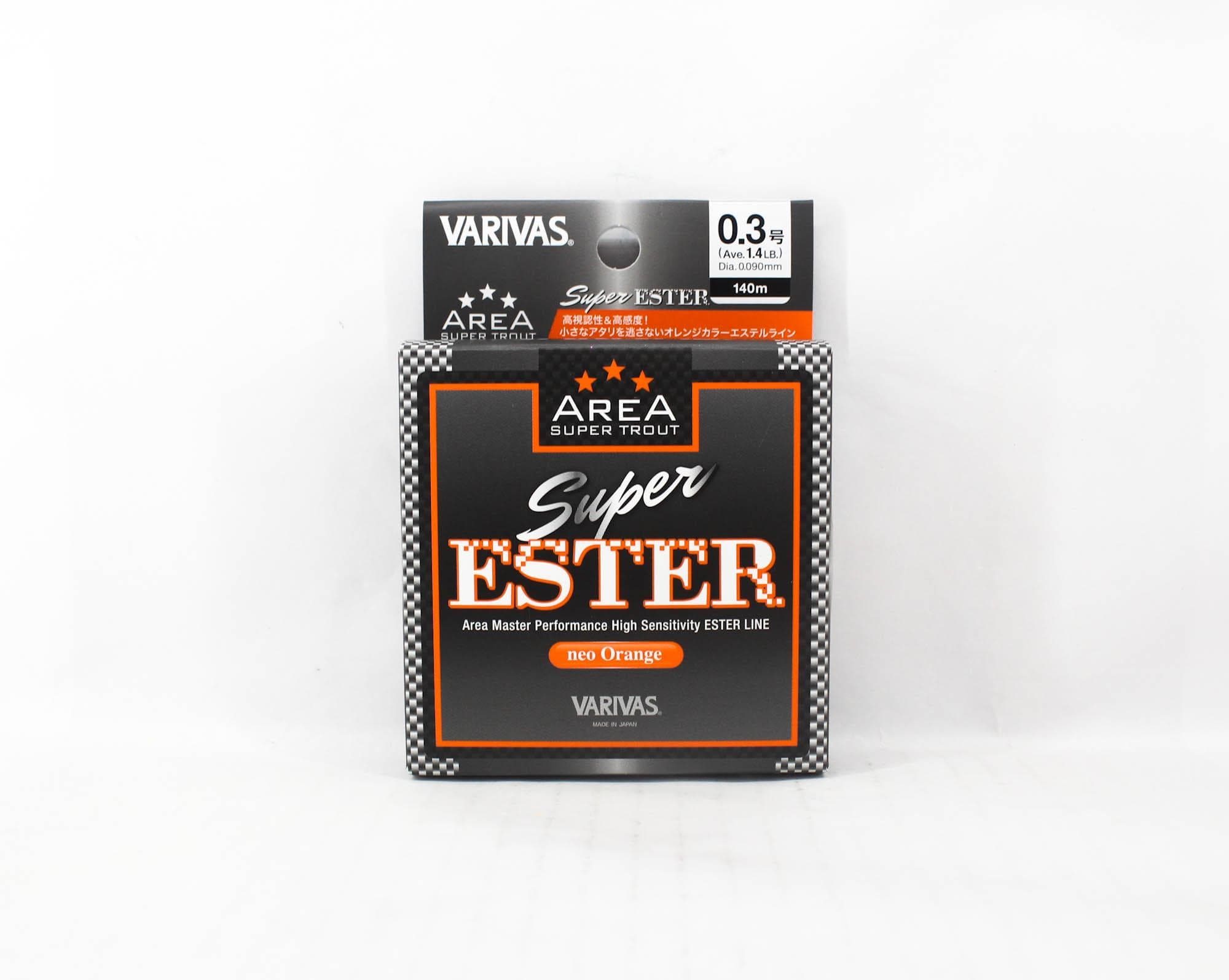 Varivas Ester Line Super Trout Area Orange 140m 0,3, 1,4lb (7952) orange