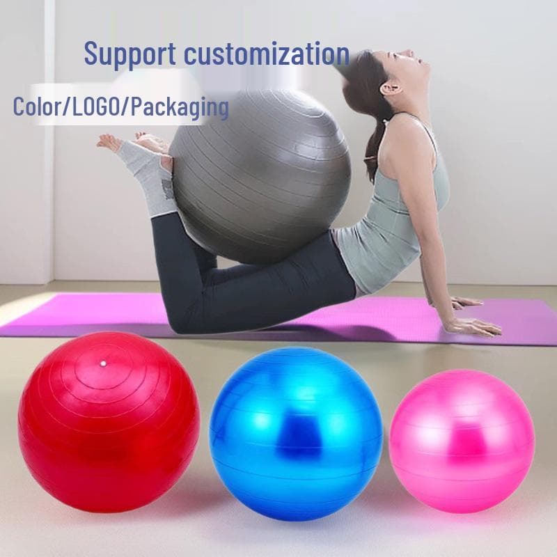 PVC Förtjockad Explosionssäker Yogaboll för Graviditet, Förlossningsstöd, Pilates och Fitness
