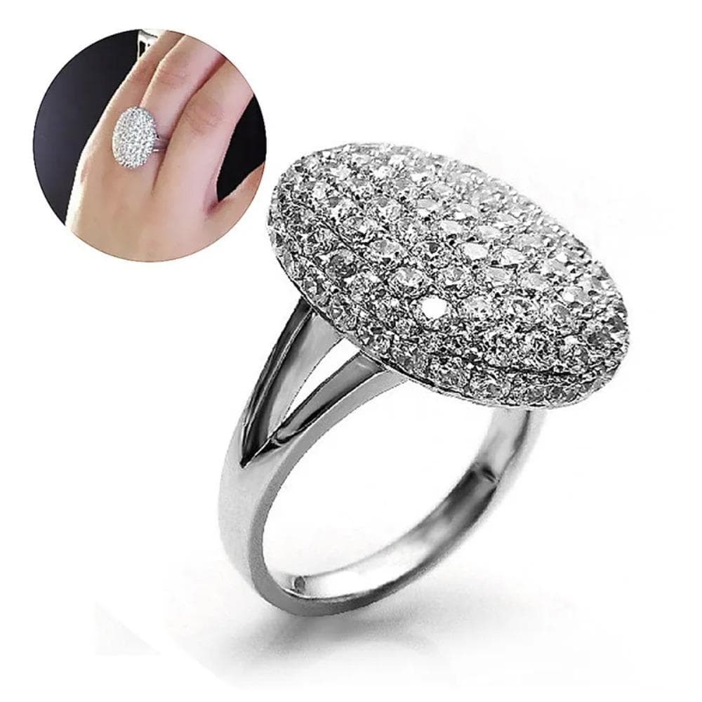 925 Sterling Silver Twilight Breaking Dawn Bella Förlovnings Vigselring Underbar Strass Inläggning Damringar Smycken
