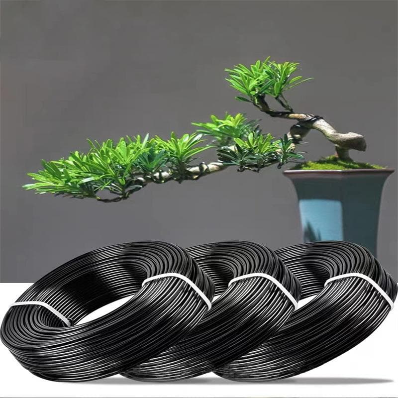 10M Bonsaitrådar Aluminium Bonsaiträningsvajrar Modellering Fruktträdgård och Trädgårdsverktyg Växt DIY Form Tillbehör 1Mm-3Mm Hemanvändning