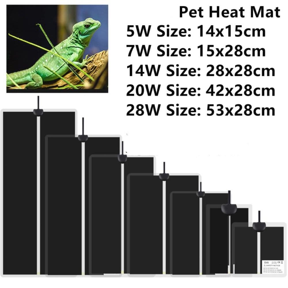 5~28W Värmematta för plantor Växtfrö Husdjur Vinter Värmematta Varm Värmedyna Reptiltillbehör
