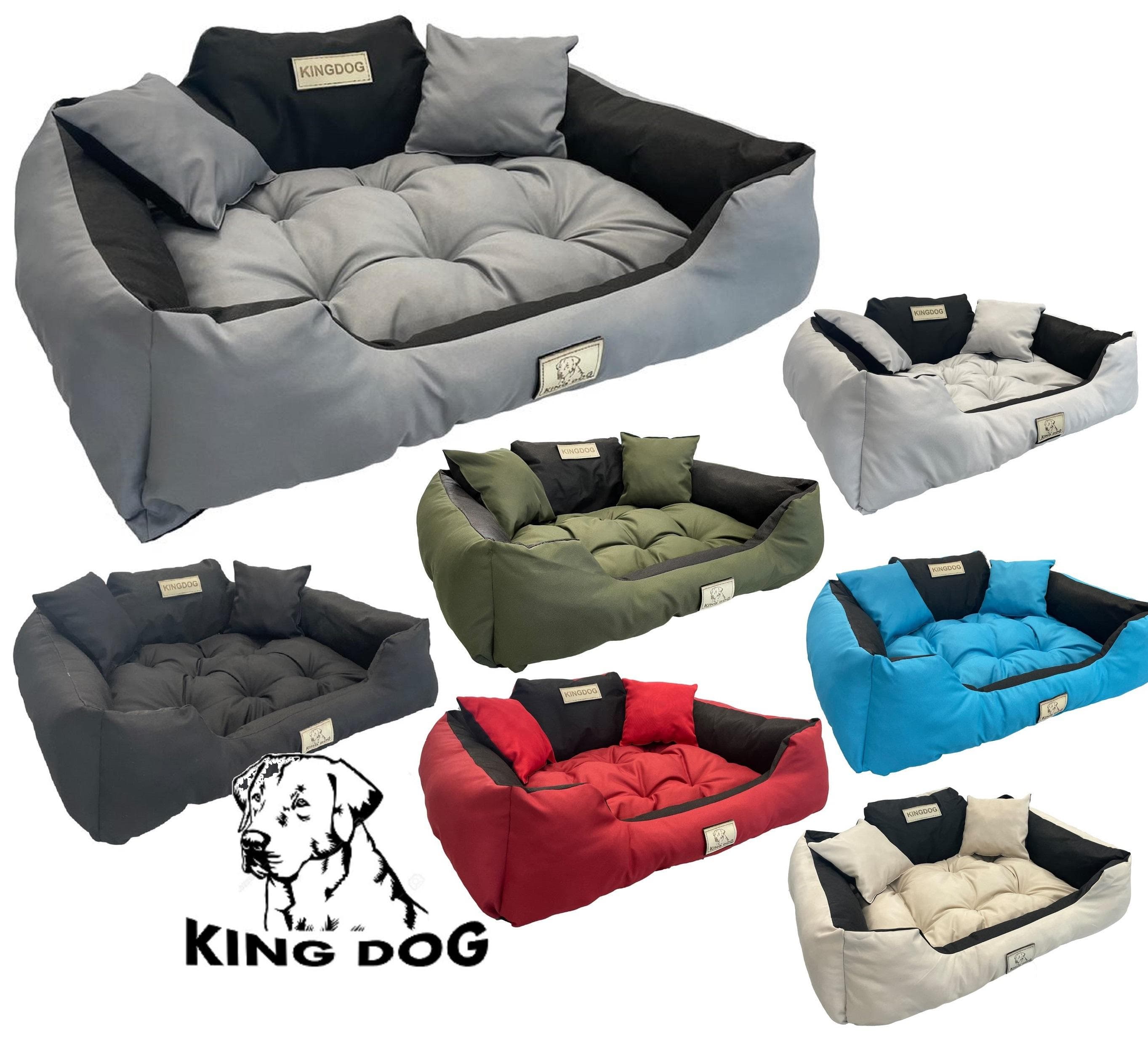 KINGDOG hundsäng, vattentät och slitstark, SML XL XXL 3XL, 8 färger! slagskepp grå färg