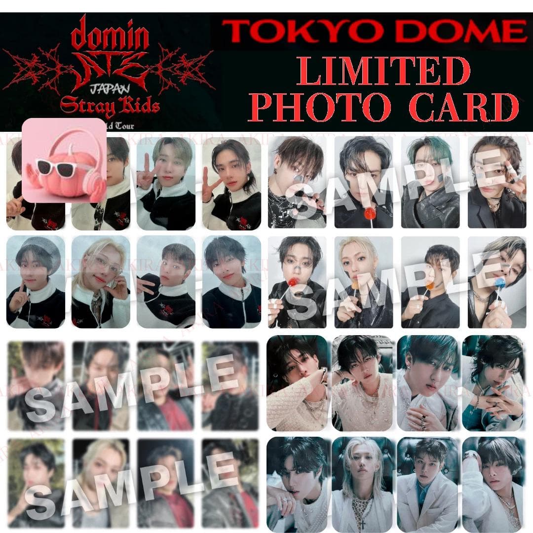 STRAY KIDS Världsturné dominATE JAPAN TOKYO BEGRÄNSAT FOTOKORT OFFICIELLT JÄTTE