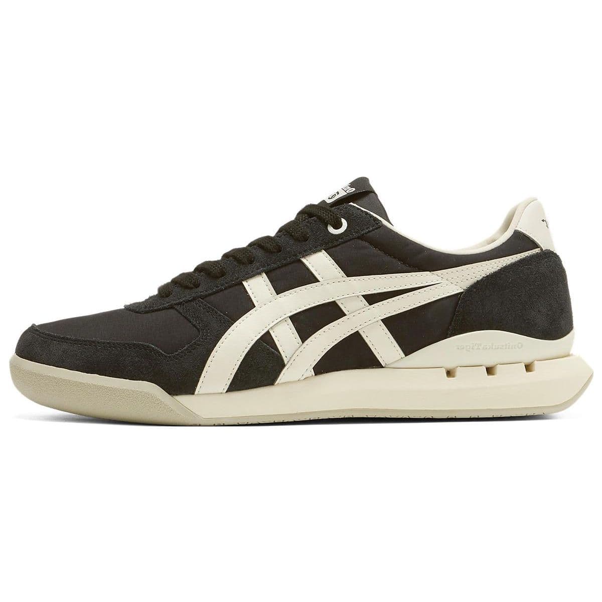Onitsuka Tiger Ultimate 81 Ex Fabric Sport Mode Trend Halkfria Slitstarka Låga Fritidsskor Unisex Fritidsskor Svarta 1183C053-001 cm