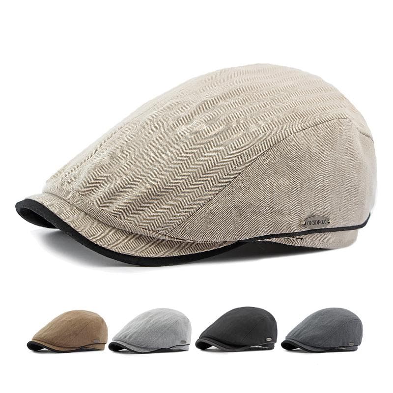Vår Sommar Tunn Andningsbar Basker Herr Dam Brittisk Flat Cap Keps Nyhetskeps Chaufför Ivyhatt Gatsby Målarkepsar ljusgrå färg