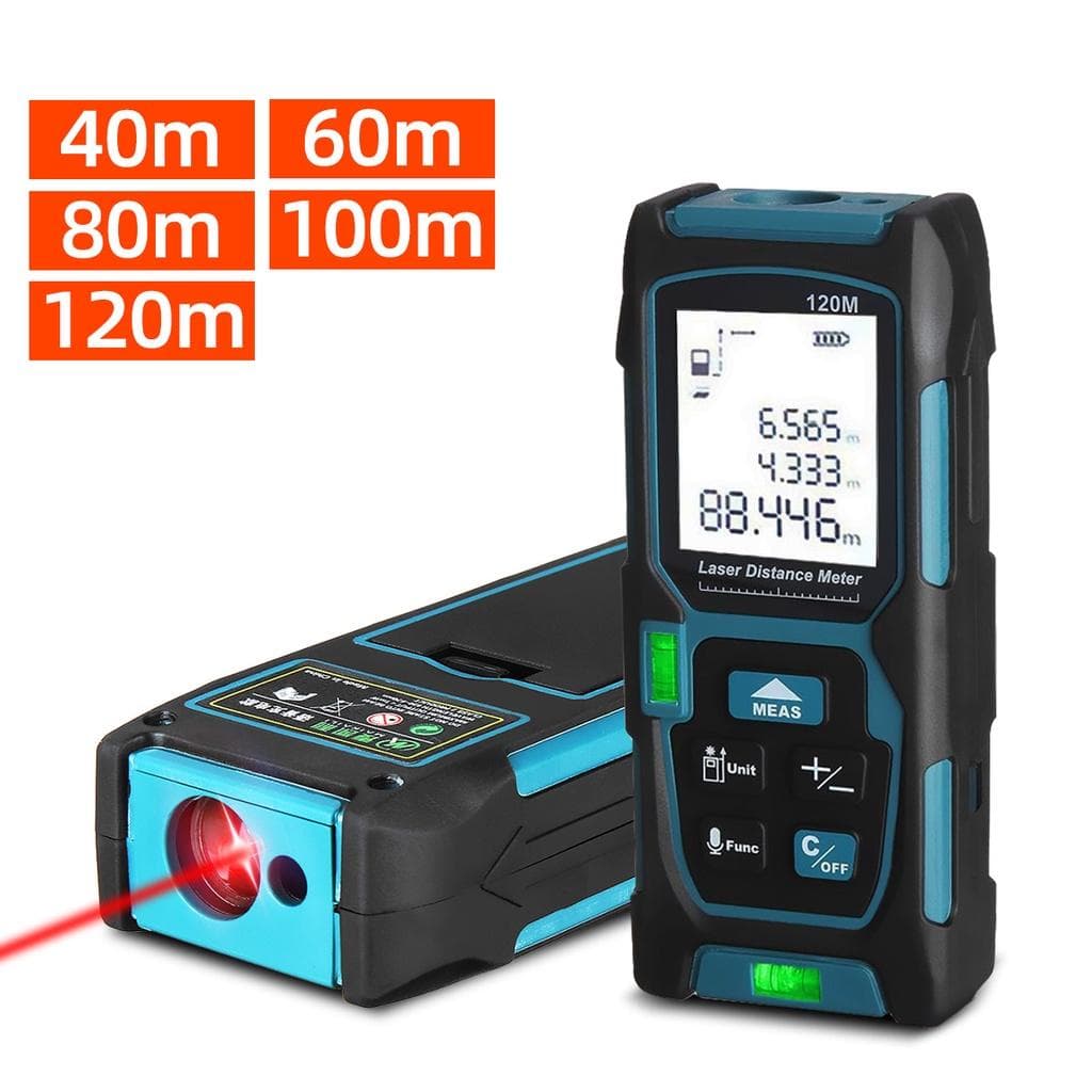 40m/60m/80m/100m/120m Laser Digital Måttband Laser Avståndsmätare Laser Avståndsmätare Måttband Laser Sökare
