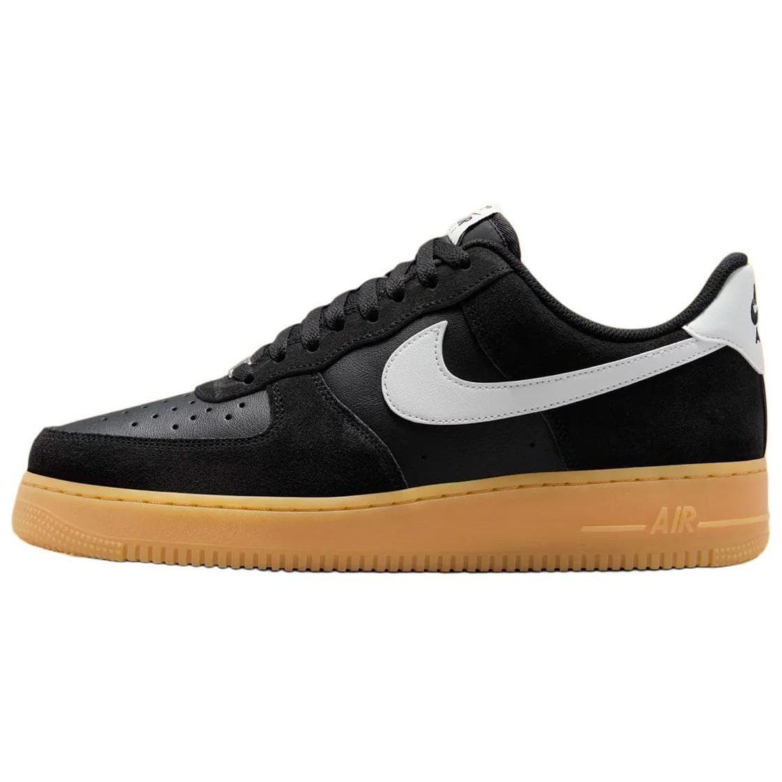Nike Air Force 1 Low '07 LV8 Svart Summit White Gum Sneakers FQ8714-004 cm svart
