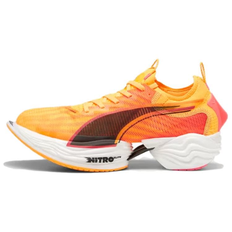 Puma Fast-R Nitro Elite 2 Sun Stream Herr Sneakers Orange Sunset-Glow White 310217-01 cm