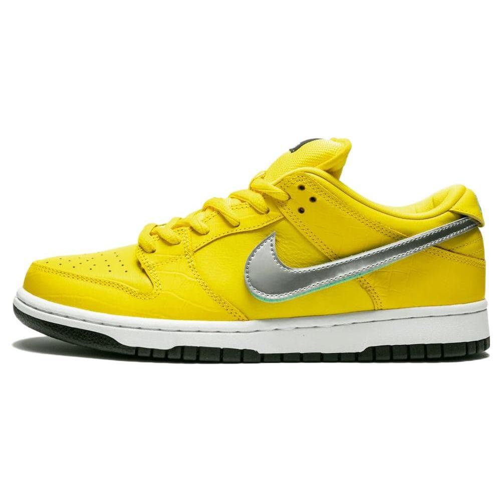 Nike Sb Dunk Low Diamond Supply Co. Canary Diamond Friends And Family BV1310-700 cm