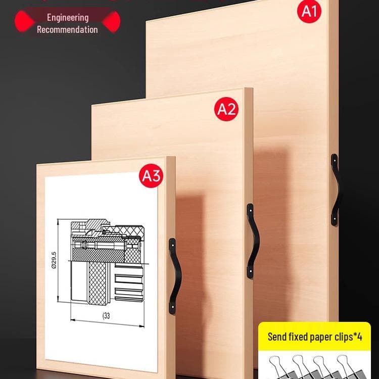 A1/A2 Professionell Solid Ritbord för Ingenjörs- och Byggnadsteknisk Design