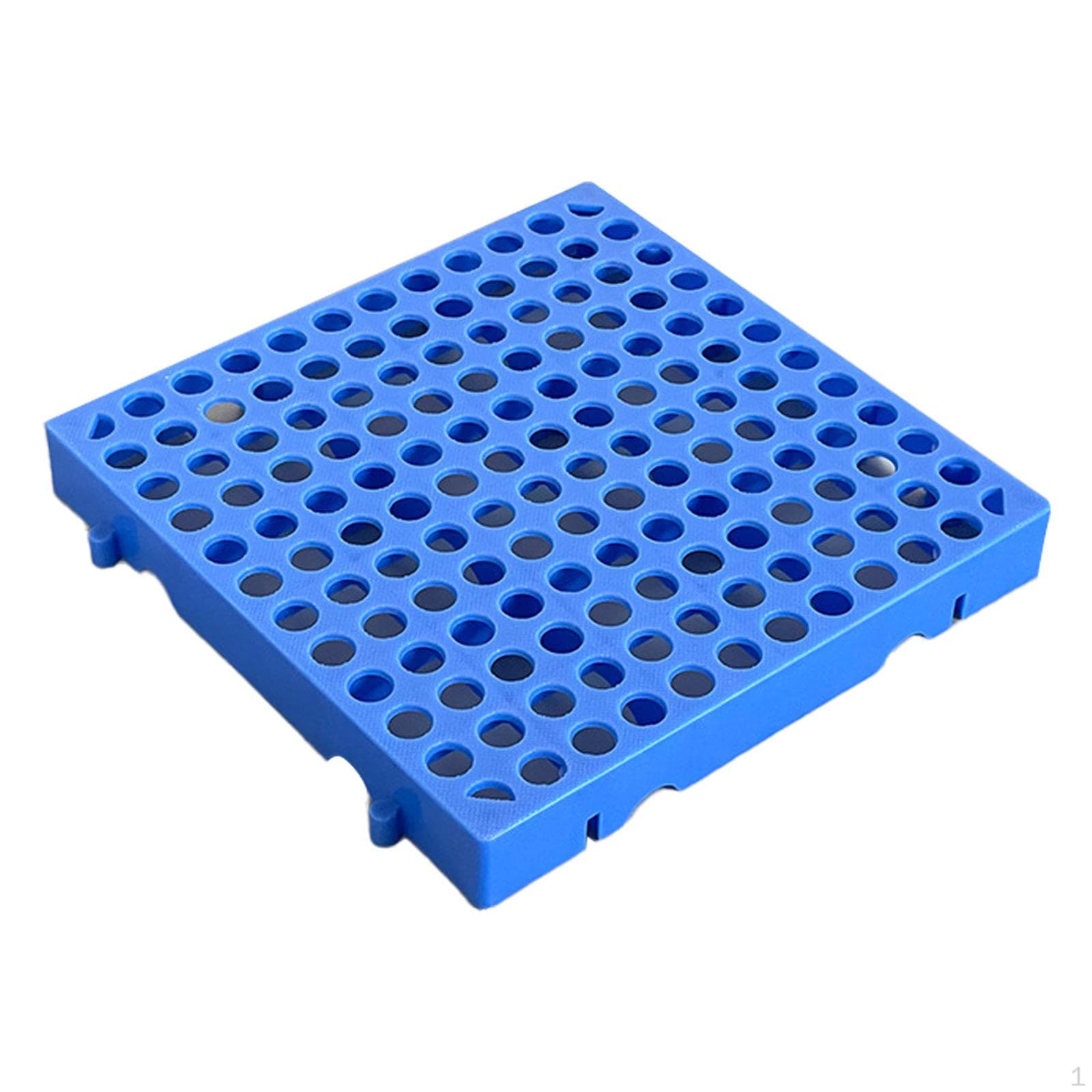 Plastic Pallet for Basement Storage Wear Resistant Easy to Stack Waterproof Grid Ventilation Floor