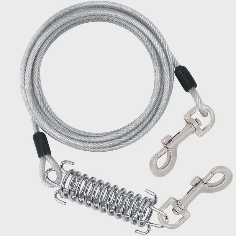 Hundkoppel: 3m, 5m eller 10m Stål Anti-Bett Smutsavvisande Utomhuskedja