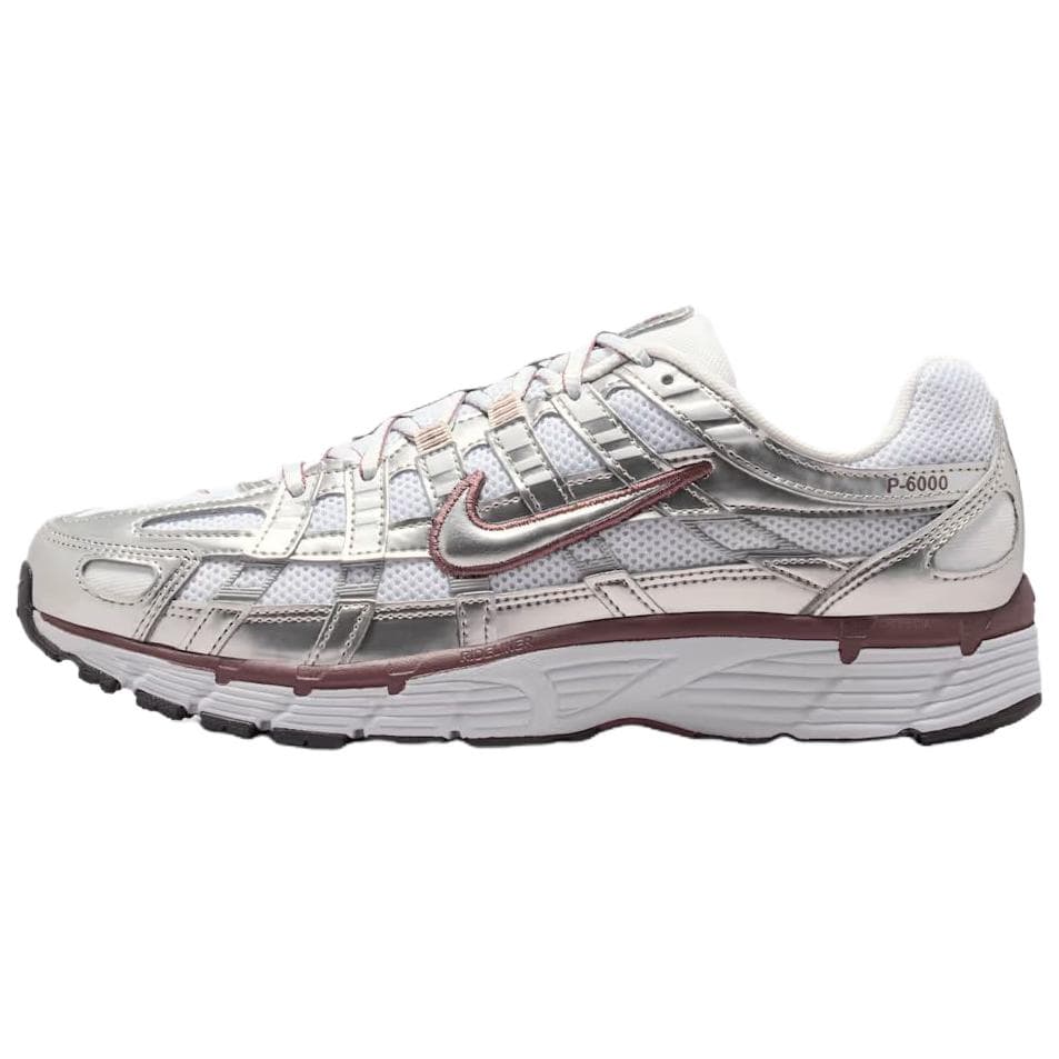 Nike P 6000 Bekväma Andningsbara Stödjande Löparskor Dam Vit Silver BV1021-110 cm