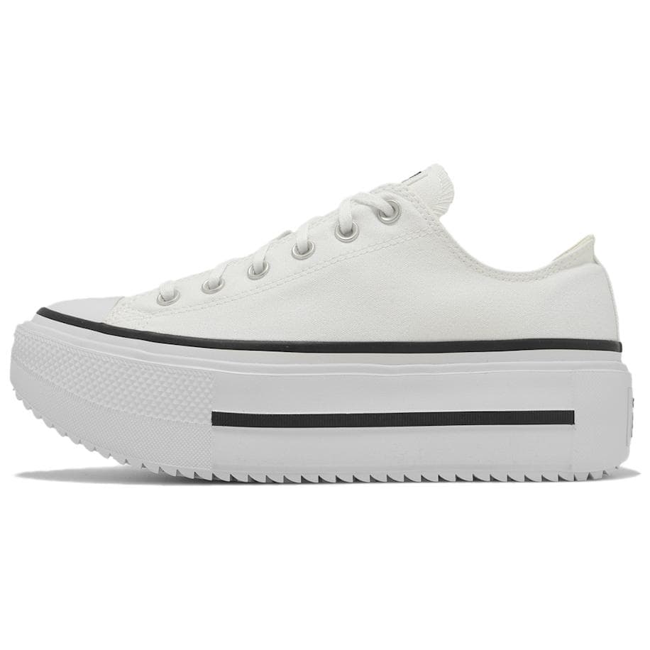 Converse Chuck Taylor All Star Lift Double Stack Low Vita Svarta Unisex Sneakers A15491C cm
