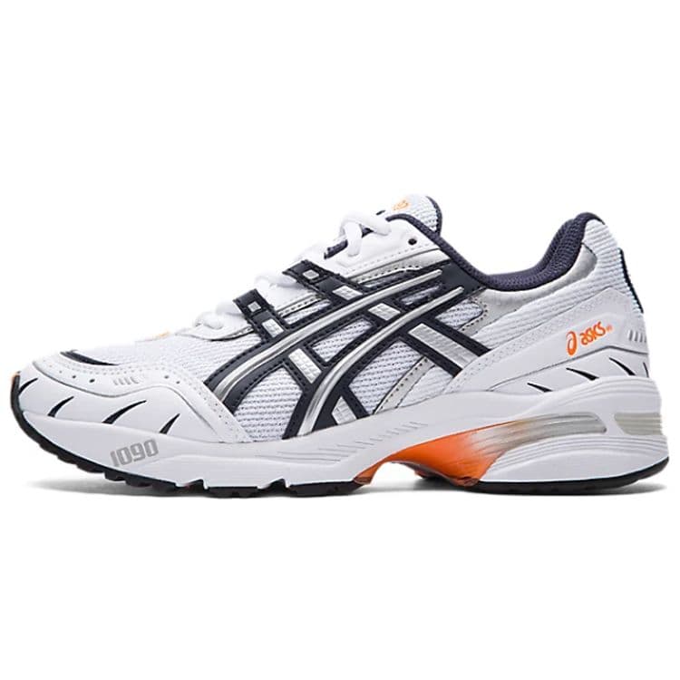 ASICS Gel 1090 Vit Midnatt Dam Sneakers 1022A215-100 cm