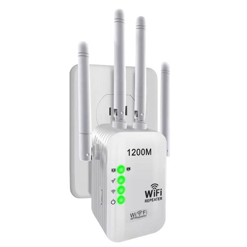 Long Range Extender Trådlös WiFi Repeater Wi Fi Booster 2,4G/5Ghz Wi-Fi Förstärkare 1200 Mbps Wifi Router Access Point