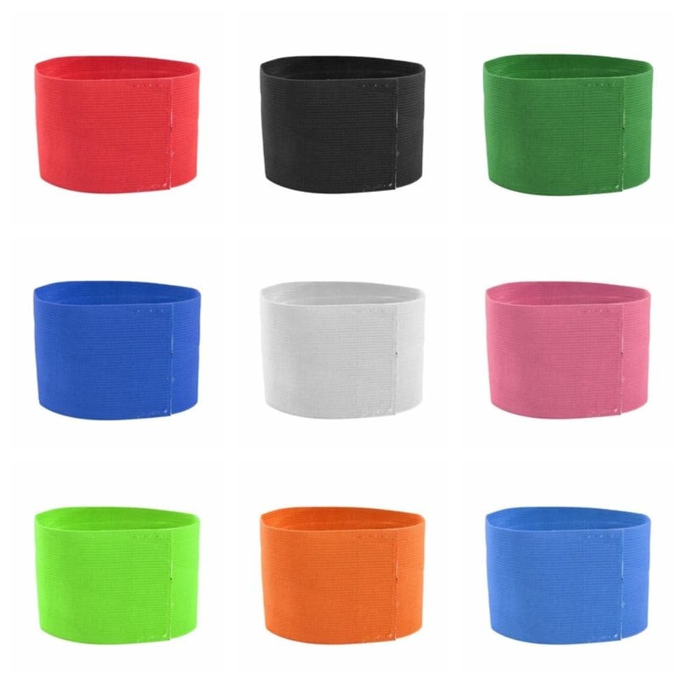 Justerbar fotboll Kapten Armband Synlighet Squad Armbindel Fotboll Armband Lagenhet Spelare stark rosa