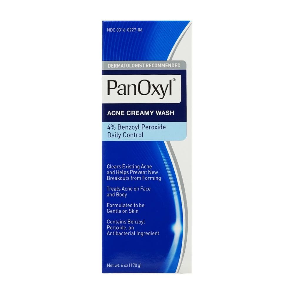 Aknekrämig tvätt 4 % bensoylperoxid daglig kontroll, 170 ml